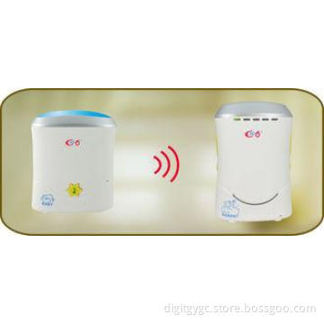 Chargeable palm size digital audio baby monitor with cute n